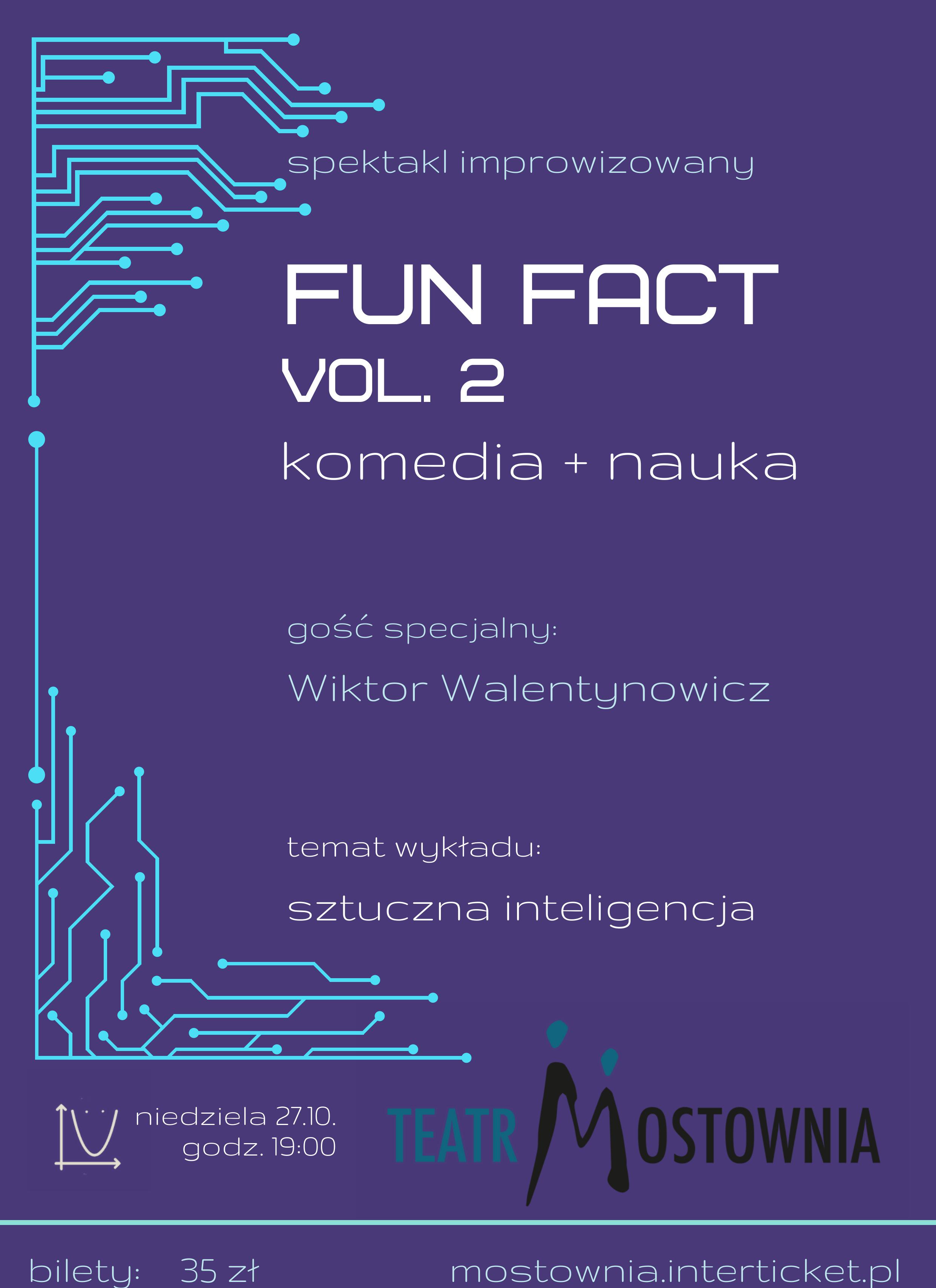 Spektakl improwizowany - Fun Fact = komedia + nauka