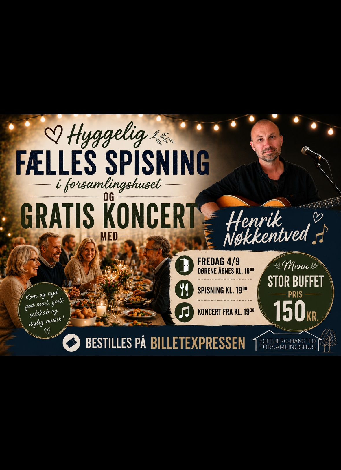 Fælles spisning med Musik