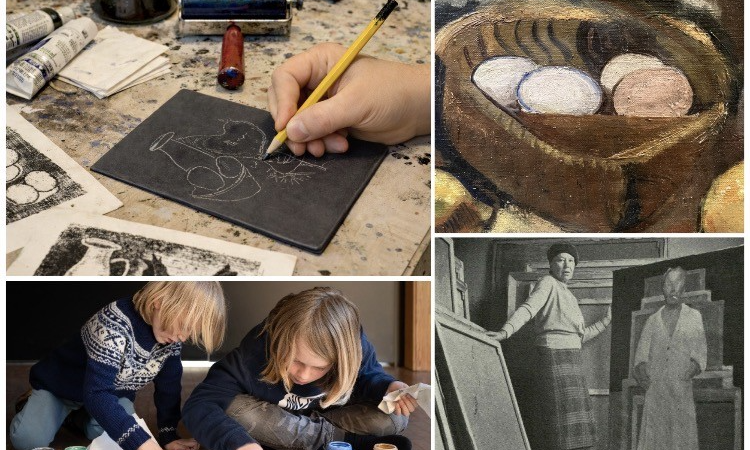 PÅSKEFERIE FOR BØRN: Tryk med Ebba Carstensen