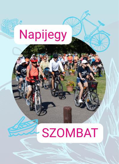 Zenés kerékpáros tókerülő túra - Magyar Tavak Fesztiválja 2026.08.01. SZOMBAT