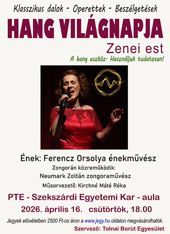 Hang Világnapja - Zenei est - Szekszárd