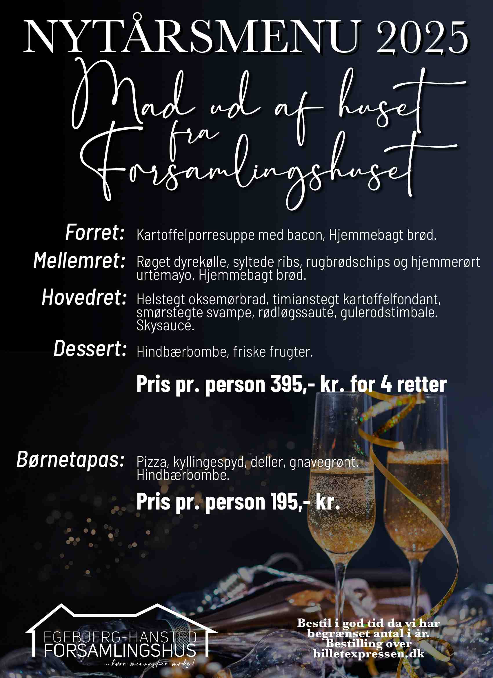 Nytårs menu 2025