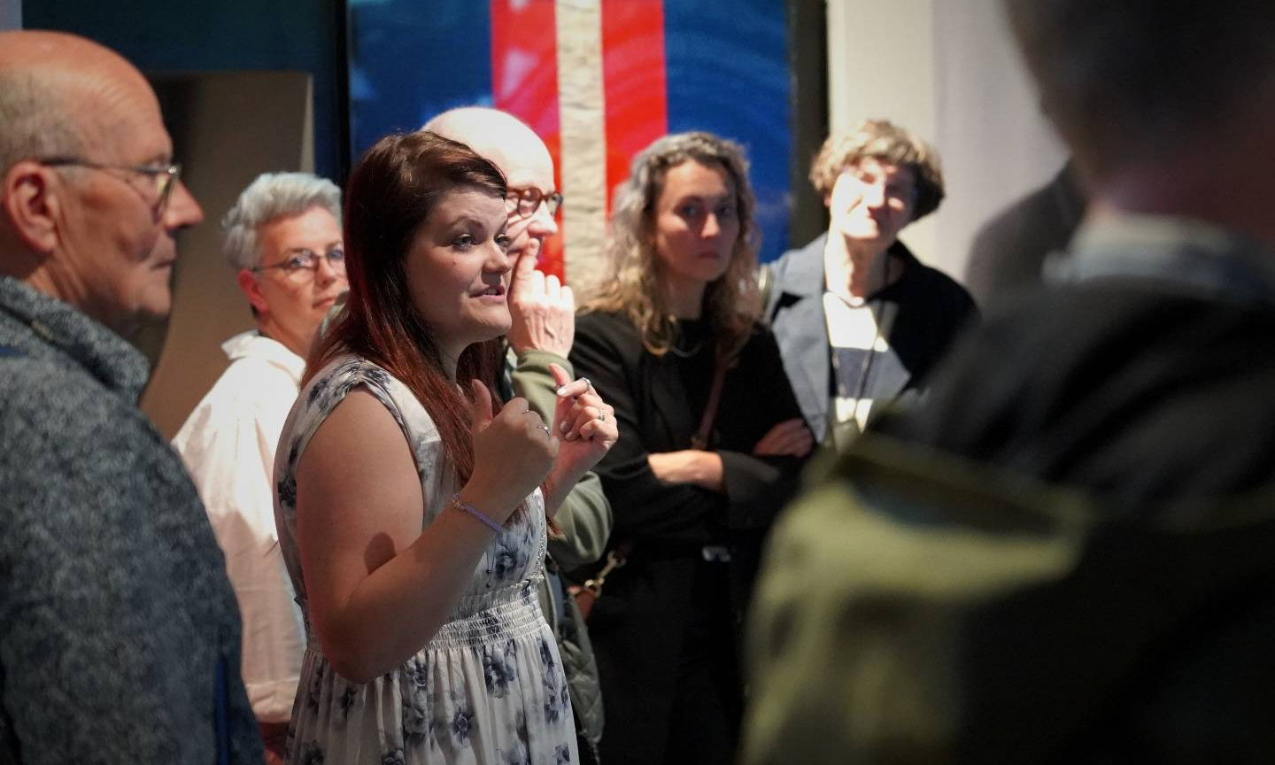 Modstandsbevægelsen i Tistrup: Fordrag på JANUS - Museum for Samtidskunst