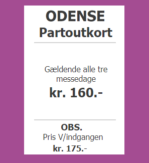 Partoutkort - AOH Odense