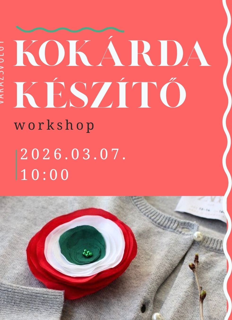 Kokárda workshop - Zsigmond Galéria