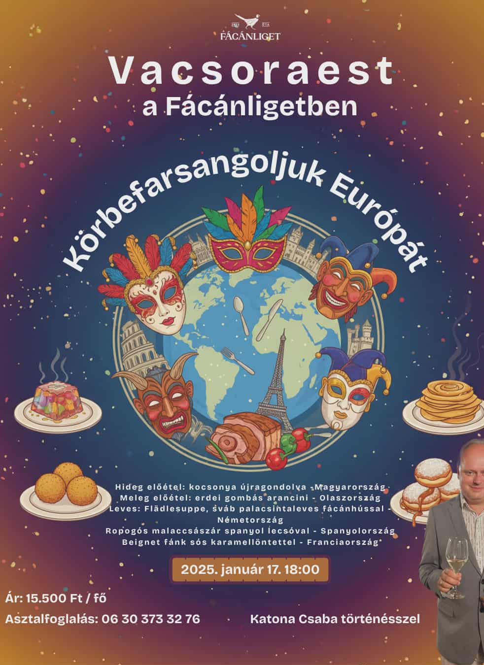 Vacsoraest a Fácánligetben!