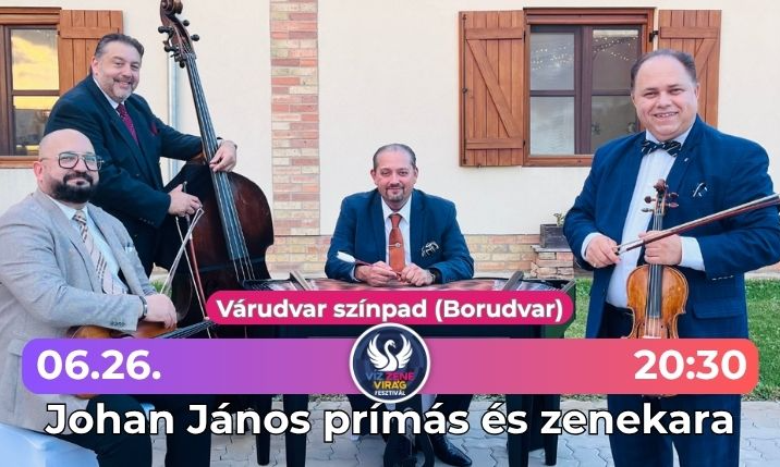 Johan János prímás és zenekara - Víz Zene Virág Fesztivál