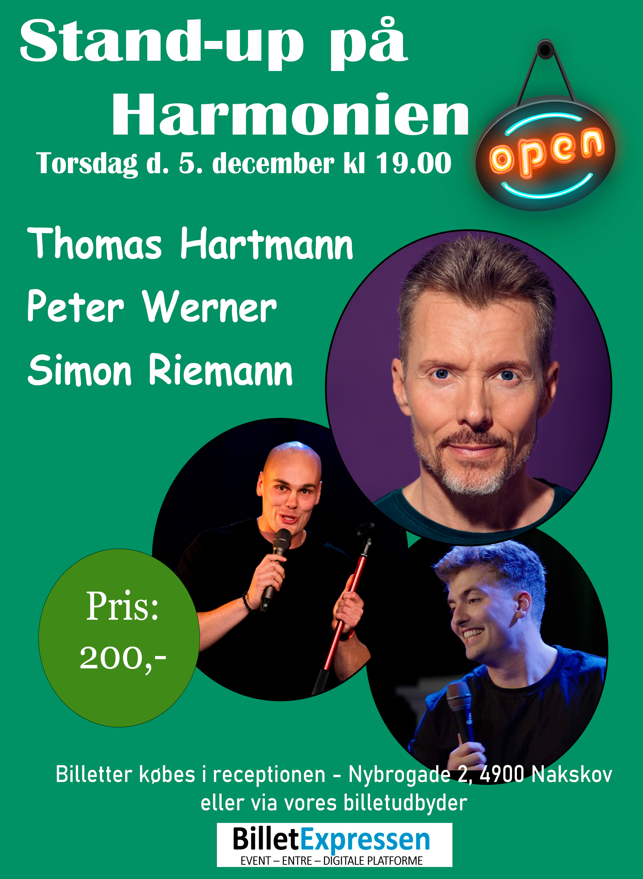 Stand-up på Harmonien