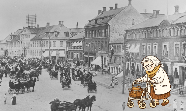 Byvandring for gangbesværede