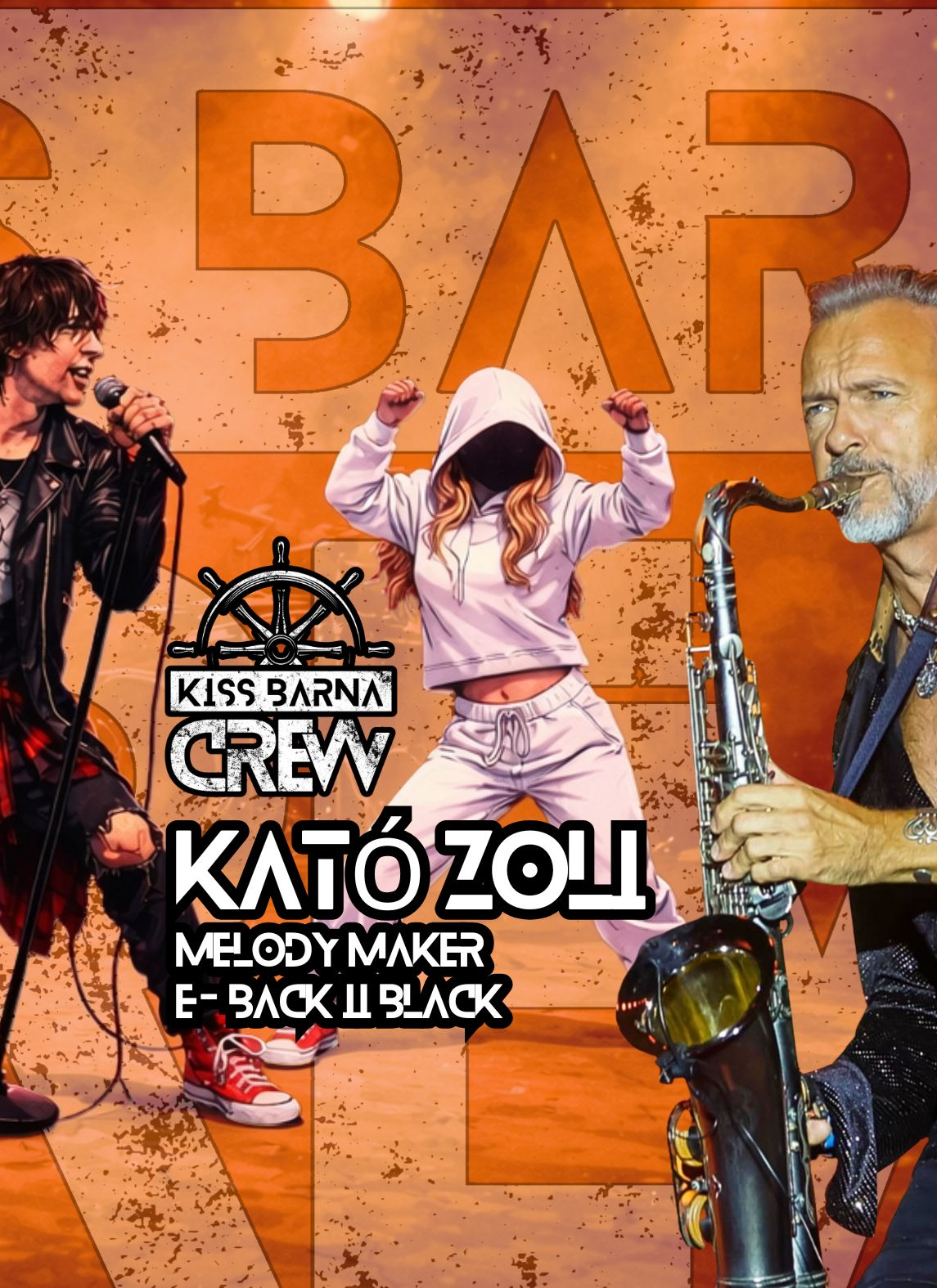 Kiss Barna CREW & KATÓ ZOLI (Bikini, Back II Black) a Nem Adom Fel Kávézóban