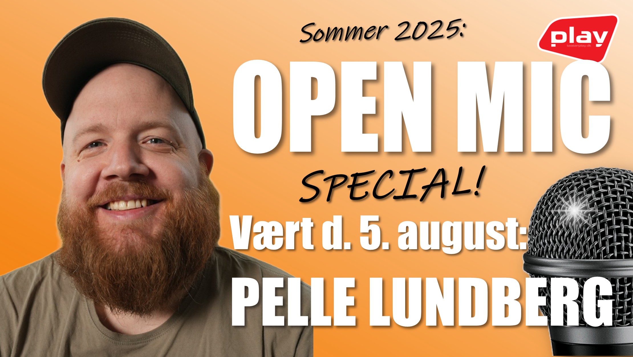 Open mic Special - Vært: Pelle Lundberg